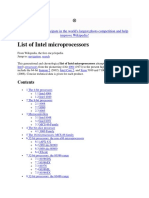 List of Intel Microprocessors: Participate in The World's Largest Photo Competition and Help Improve Wikipedia!