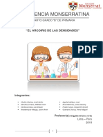 Expociencia Monserratina: "El Arcoiris de Las Densidades"