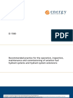 EI 1560 Recommended Practice For The Operation, Inspection, Maintenance and Commissioning of Aviation Fuel Hydrant Systems and Hydrant System Extensions130617082444 PDF