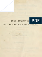 ASSO y MANUEL Instituciones Del Derecho Civil de CastillaT1