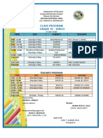 Class Program 2019 2020