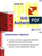 Firewall-1 Version 4.0: Unit Iv-1 Authentication