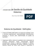 Historico Sistemas de Gestão Da Qualidade E NORMAS ISO 9000