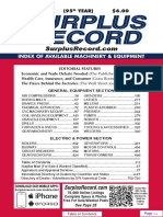 JULY 2019 Surplus Record Machinery & Equipment Directory