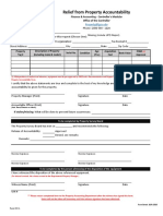 Relief From Property Accountability