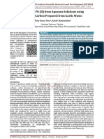 Removal of PB II From Aqueous Solutions Using Activated Carbon Prepared From Garlic Waste