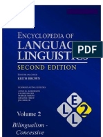 Brown (Ed) Encyclopedia of Language and Linguistics 2