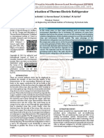 Design and Fabrication of Thermo Electric Refrigerator