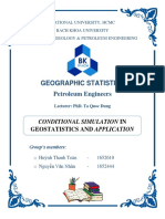 Geographic Statistics Petroleum Engineers: Conditional Simulation in