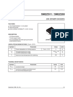 SM2Z5V1 / SM2Z200: 2W Zener Diodes