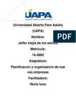 Tarea 3 Planifiacion y Organizacion de Nuevas Empresas