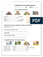 Avaliação Diagnóstica - Ensino Médio - Sugestão 3