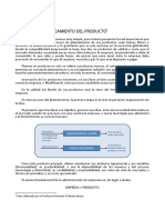 CASO 1 - Planeamiento Del Producto