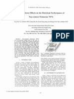 Scaling-Down Effects Top-Contact: The Electrical Pentacene