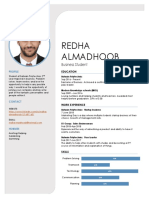 Redha Almadhoob CV