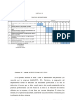 Actividades Realizadas Durante Las Pasantias