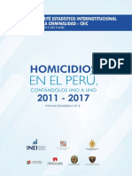 INEI. Homicidios 2011-2017