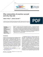 Factores de Exito y de Fracaso en Comunidades de Practica