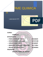 Tercer Informe Quimica II