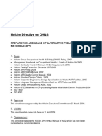 Holcim AFR Directive 2008