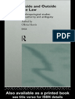 (European Association of Social Anthropologists) Olivia Harris - Inside and Outside The Law - Routledge (1996) PDF