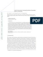 Noether-Type Theorem For Fractional Variational Problems Depending On Fractional Derivatives of Functions