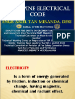 Philippine Electrical Code: Engr Ariel Tan Miranda, Dfse