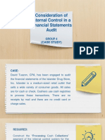 Consideration of Internal Control in A Financial Statements Audit