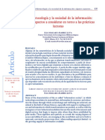 Ramirez Leyva - La Bibliotecologia Y La Sociedad de La Informacion PDF