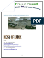 At M/S Jindal Steel &power Limited: For More Projects