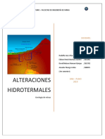 Alteraciones Hidrotermales