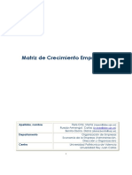 Matriz de Crecimiento