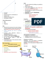 Measurements in Epidemiology