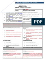 Unit Plan - Year 10 Physical Education - Tpa Activity 3