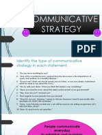 Rocelyn Report - Commuinicative Strategy