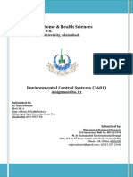 Solution-3681 Environmental Control Systems 1st Assignment