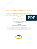 (AWS) Microsoft WSFC and SQL AlwaysOn Quick Start