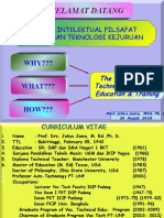 Selamat Datang: Dialog Intelektual Filsafat Pendidikan Teknologi Kejuruan