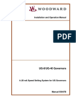 Installation and Operation Manual: UG-8/UG-40 Governors