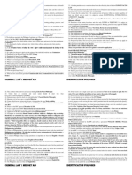 Criminal Law 1 Memory Aid Identification Purposes