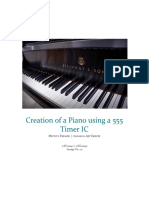 Creation of A Piano Using A 555 Timer IC