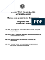 Manual Do Programa Mobilidade Urbana