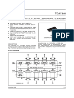 Four Bands Digital Controlled Graphic Equalizer: Description