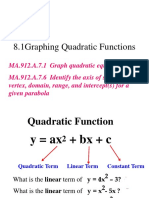 8graphing - Quadratics 1