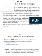 Project Evaluation & Review Techniques: CPM Du Pont Corporation and Remington-Rand)