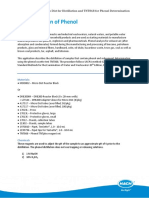 Determination of Phenol With Hach