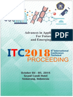 A International Technical Conference Itc2018