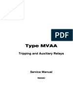 Type MVAA: Tripping and Auxiliary Relays