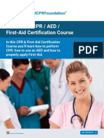 CPR AED First Aid Certification Course National CPR Foundation