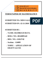 Term Paper of Mathematics: Submitted To:-Miss Saloni SUBMITTED ON:-12-11-2010